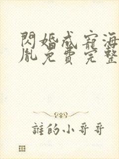 闪婚成宠海彤战胤免费完整