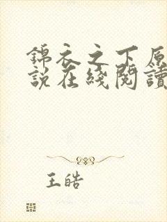 锦衣之下原著小说在线阅读