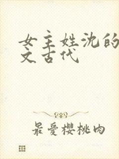 女主姓沈的重生文古代