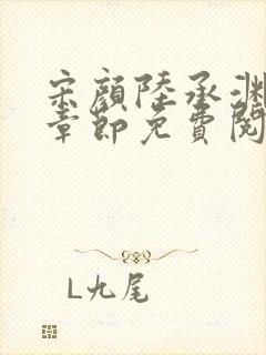 宋颜陆承渊最新章节免费阅读