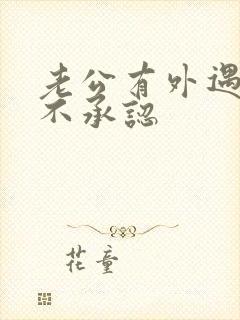 老公有外遇但他不承认