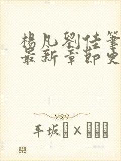 杨凡刘佳笔趣阁最新章节更新