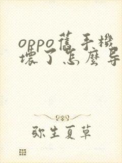 oppo旧手机坏了怎么导入新手机