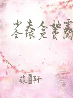 少夫人她震惊了全球免费阅读全文