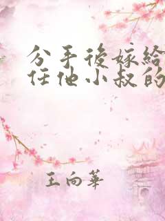 分手后嫁给了前任他小叔的小说
