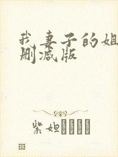 我妻子的姐姐未删减版