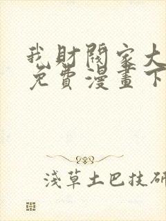 我财阀家大少爷免费漫画下拉式