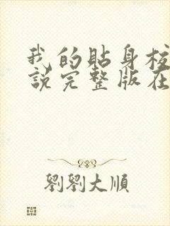 我的贴身校花小说完整版在线阅读