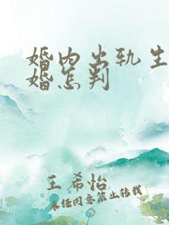 婚内出轨生子离婚怎判