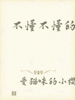 不懂不懂的爱我