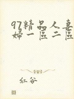 97精品人妻少妇一区二区