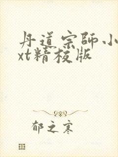 丹道宗师小说txt精校版