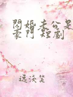 闪婚老公是超级豪门 短剧