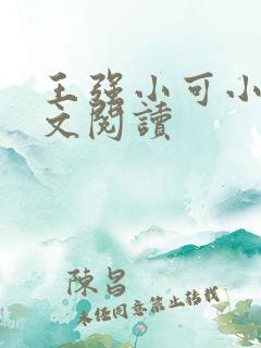 王强小可小说全文阅读