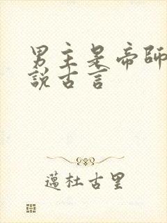 男主是帝师的小说古言