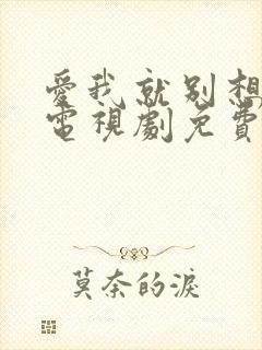 爱我就别想太多电视剧免费观看全集