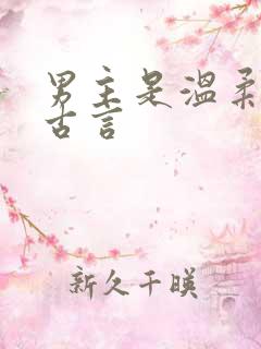 男主是温柔师兄古言