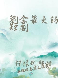 刘念最火的5部短剧