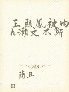 王熙凤被肉干高h潮文不断