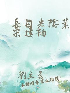长日光阴叶渺渺宋建柏