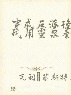 穿成反派后娘,我用灵泉养崽崽