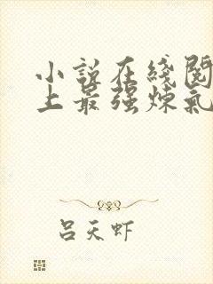 小说在线阅读史上最强炼气期