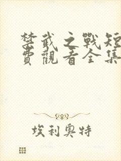 禁武之战短剧免费观看全集