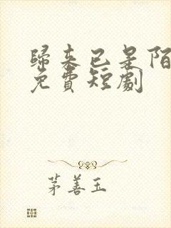 归来已是陌路人免费短剧