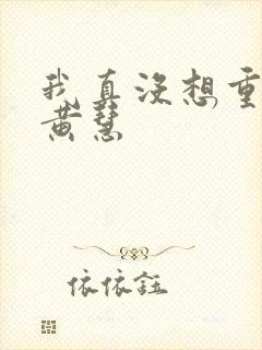 我真没想重生啊黄慧