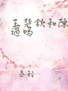 王楚钦和陈梦谈过吗