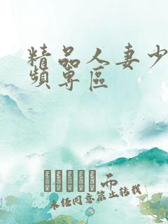 精品人妻少妇视频专区