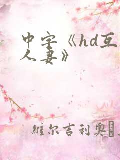 中字《hd互换人妻》