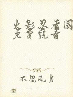 火影忍者国语版免费观看