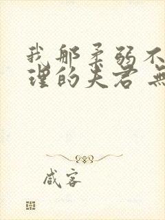 我那柔弱不能自理的夫君 无弹窗