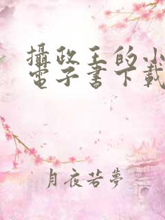 摄政王的小闲妻电子书下载