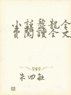 小说盘龙全文免费阅读全文