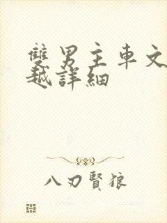 双男主车文漫画越详细