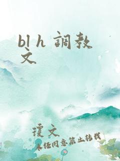 bl h 调教文