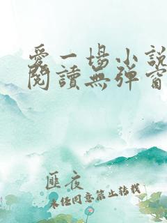 爱一场小说免费阅读无弹窗全文