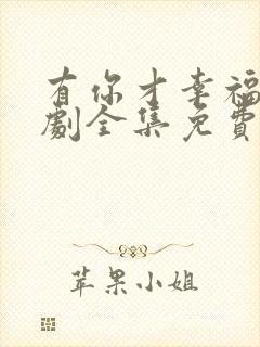 有你才幸福电视剧全集免费观看