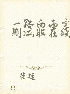 一路向西完整未删减版在线观看