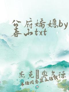 公府娇媳by浅春山txt
