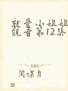 就爱小姐姐在线观看第12集