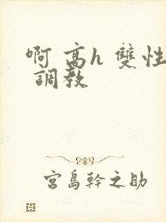 啊 高h 双性 调教