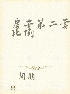 房子第二套首付比例