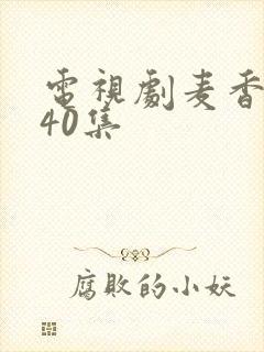 电视剧麦香1到40集