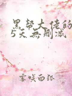 黑帮大佬的365天无删减