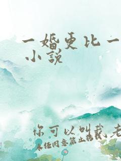 一婚更比一婚高 小说