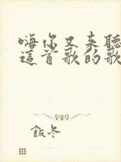 嗨你又来听我唱这首歌的歌名叫什么