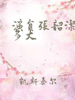 演员张韶洁年龄多大